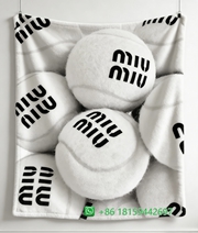 Miumiu Throw Blankets